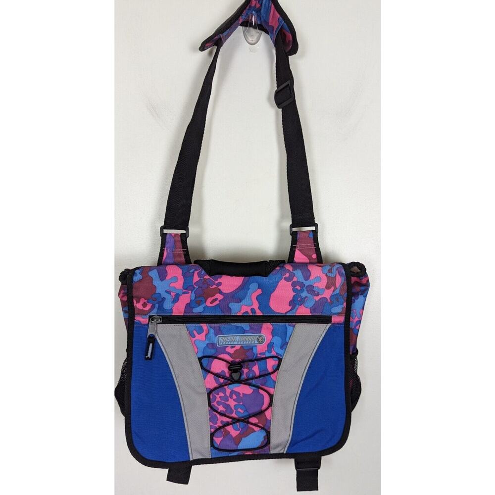 The Children's Place Messenger Bag Pink Purple PLC All Terrain Travel Y2k Camo